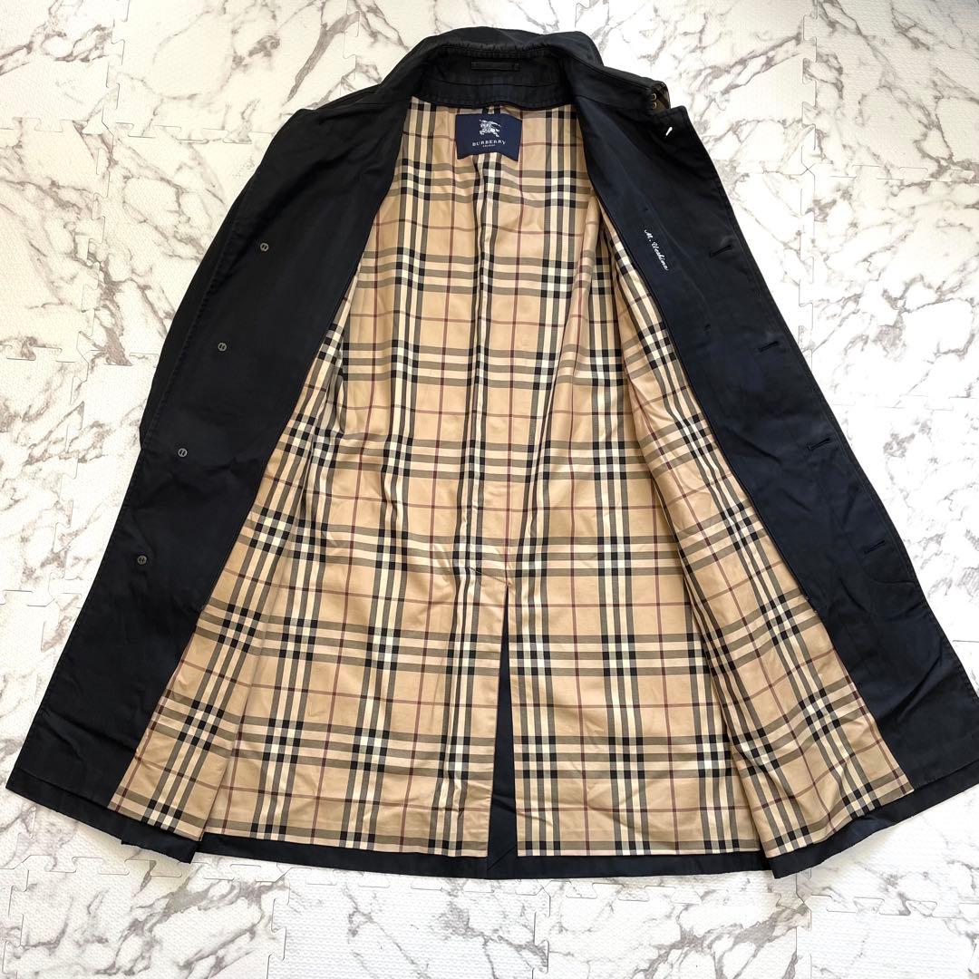 トレンチコート Burberry ブラック　ノバチェック