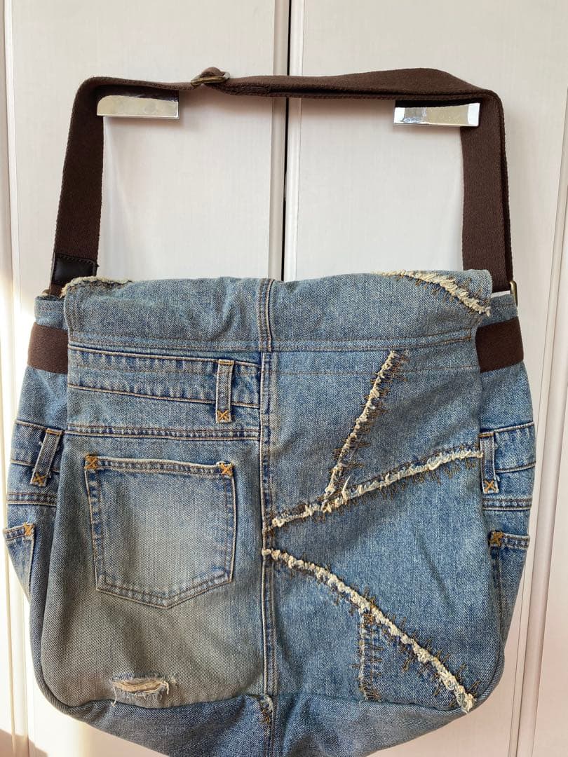DOLCE&GABBANAデニムバッグ スタッズ付き