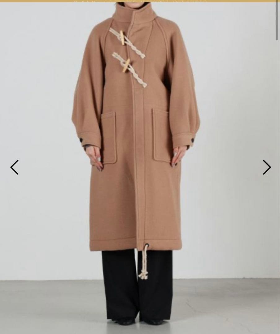 HYKE(ハイク)DOUBLE FACE DUFFEL COAT