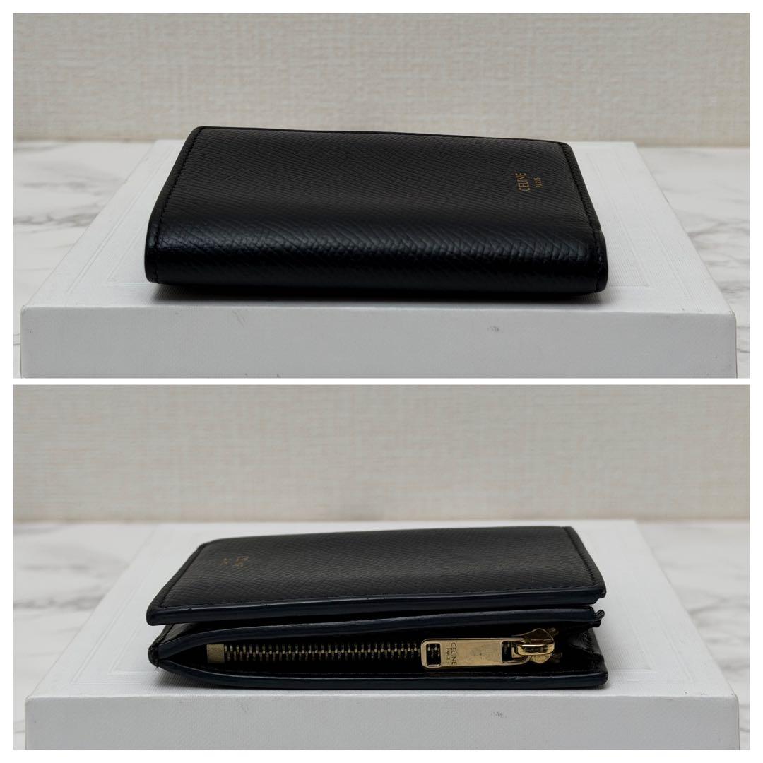 CELINE セリーヌ コンパクトウォレット 折り財布 ブラック