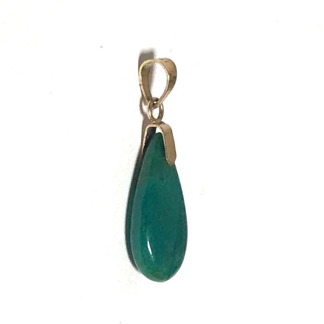 翡翠 ペンダントトップ 14K 金具 ジェダイ JADEITE ヒスイ k14