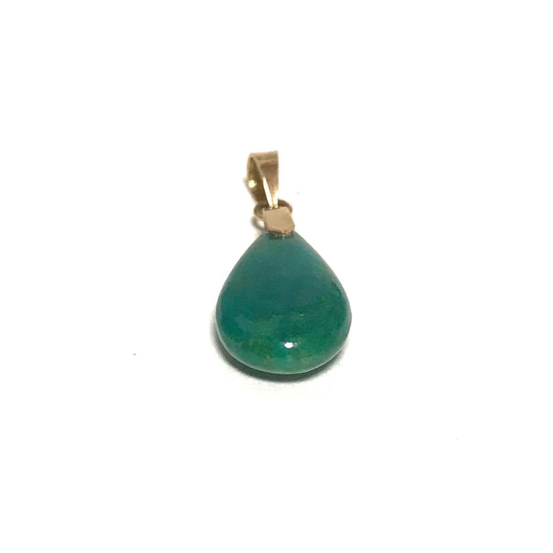 翡翠 ペンダントトップ 14K 金具 ジェダイ JADEITE ヒスイ k14