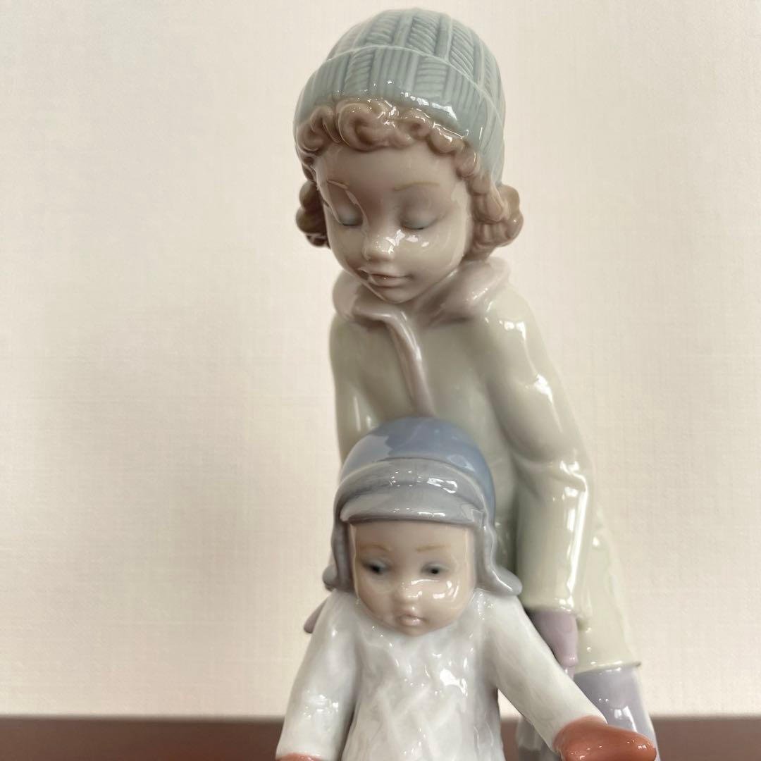 LLADRO リヤドロ 『 あなたもできるよ 』 置物