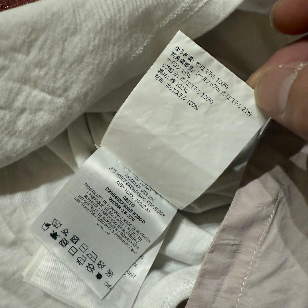 モンクレール　キラキラ　ラメ　キッズ女の子　115センチ　半袖ワンピース　ピンク