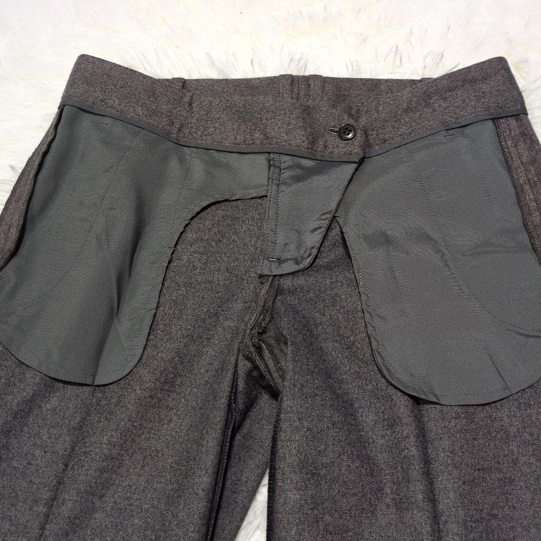 美品【カルソン】グレー系 ビジネスパンツスーツ セットアップ38(M)