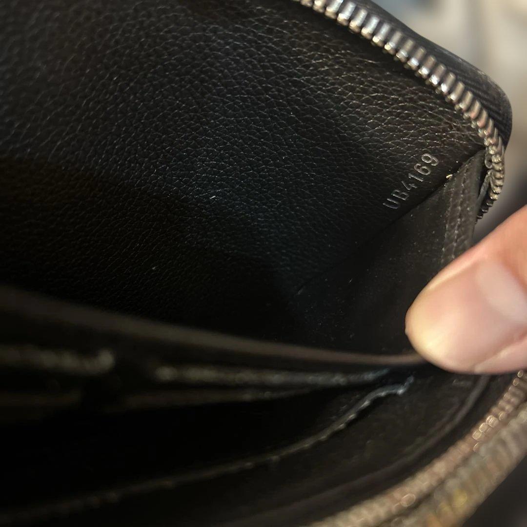 O*H様 LOUIS VUITTON ブラック レザー 長財布　ラウンドファスナ