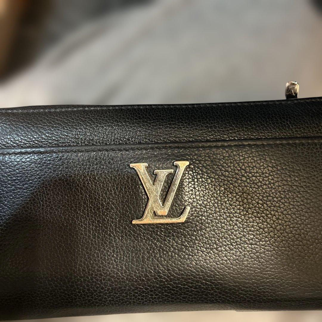 O*H様 LOUIS VUITTON ブラック レザー 長財布　ラウンドファスナ