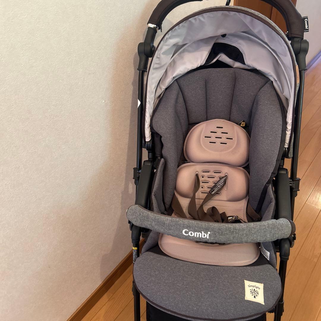 美品　コンビ　ベビーカー　スゴカルα 4キャス compact エッグショック