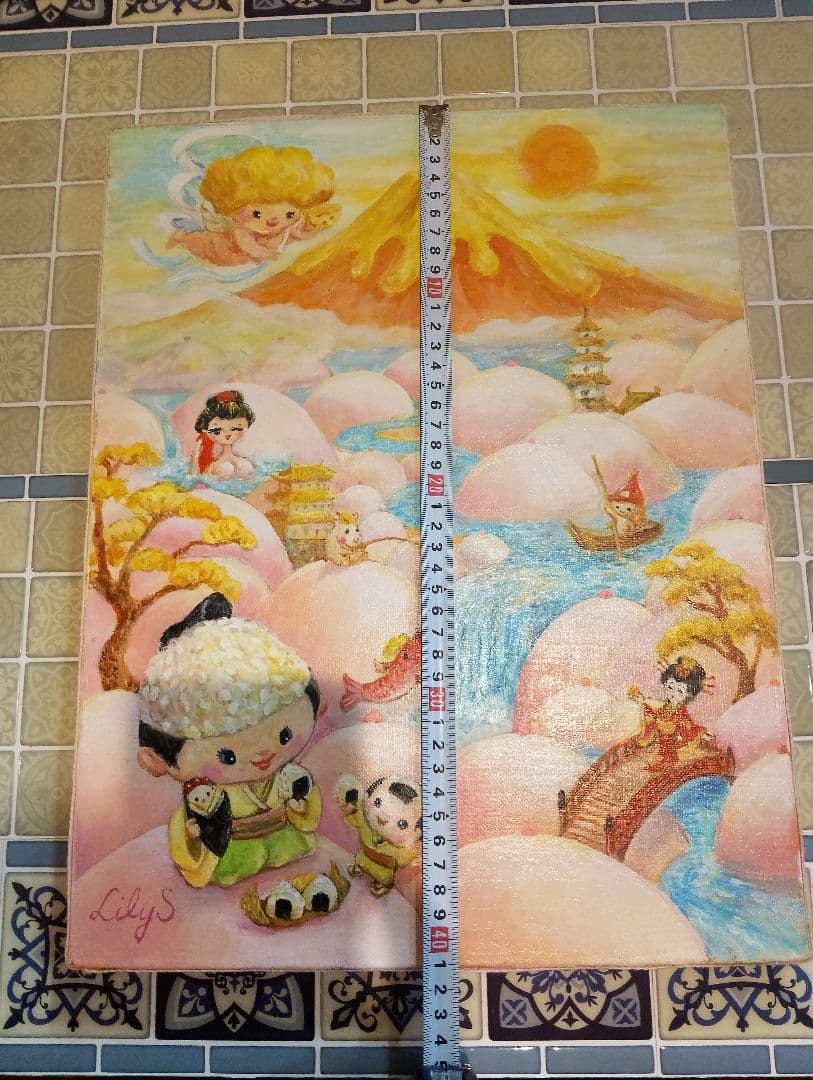 荒川リリーさん作　江戸っ子天使ちゃん　1点物の特注品デシモーネONE PIECE
