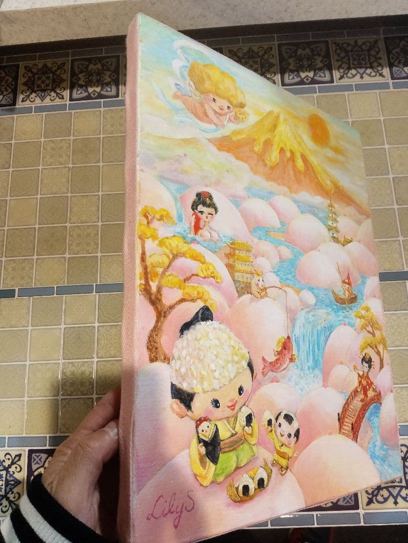 荒川リリーさん作　江戸っ子天使ちゃん　1点物の特注品デシモーネONE PIECE