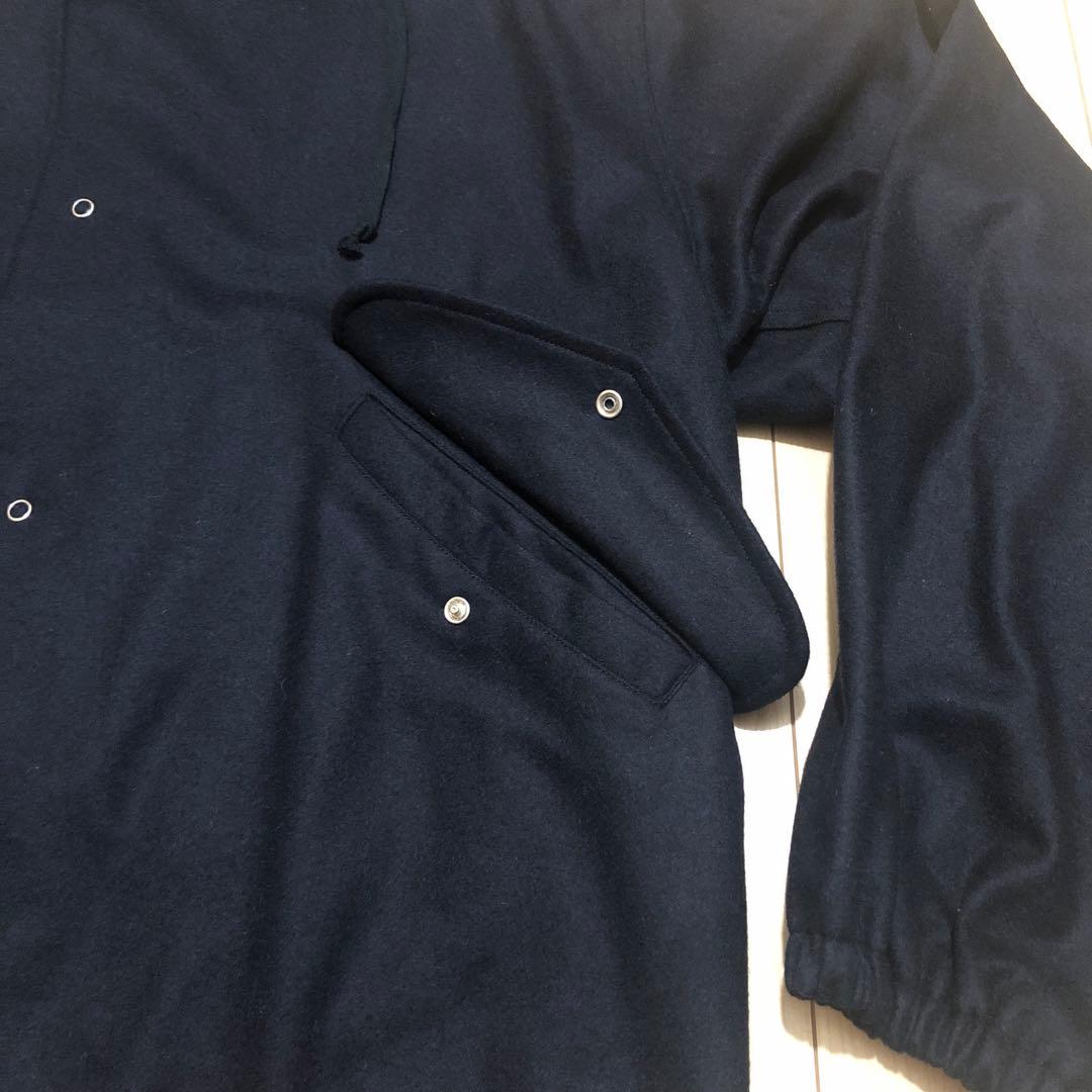 美品 サンリミット フラノパーカ ネイビー 2 sans limite ブルゾン