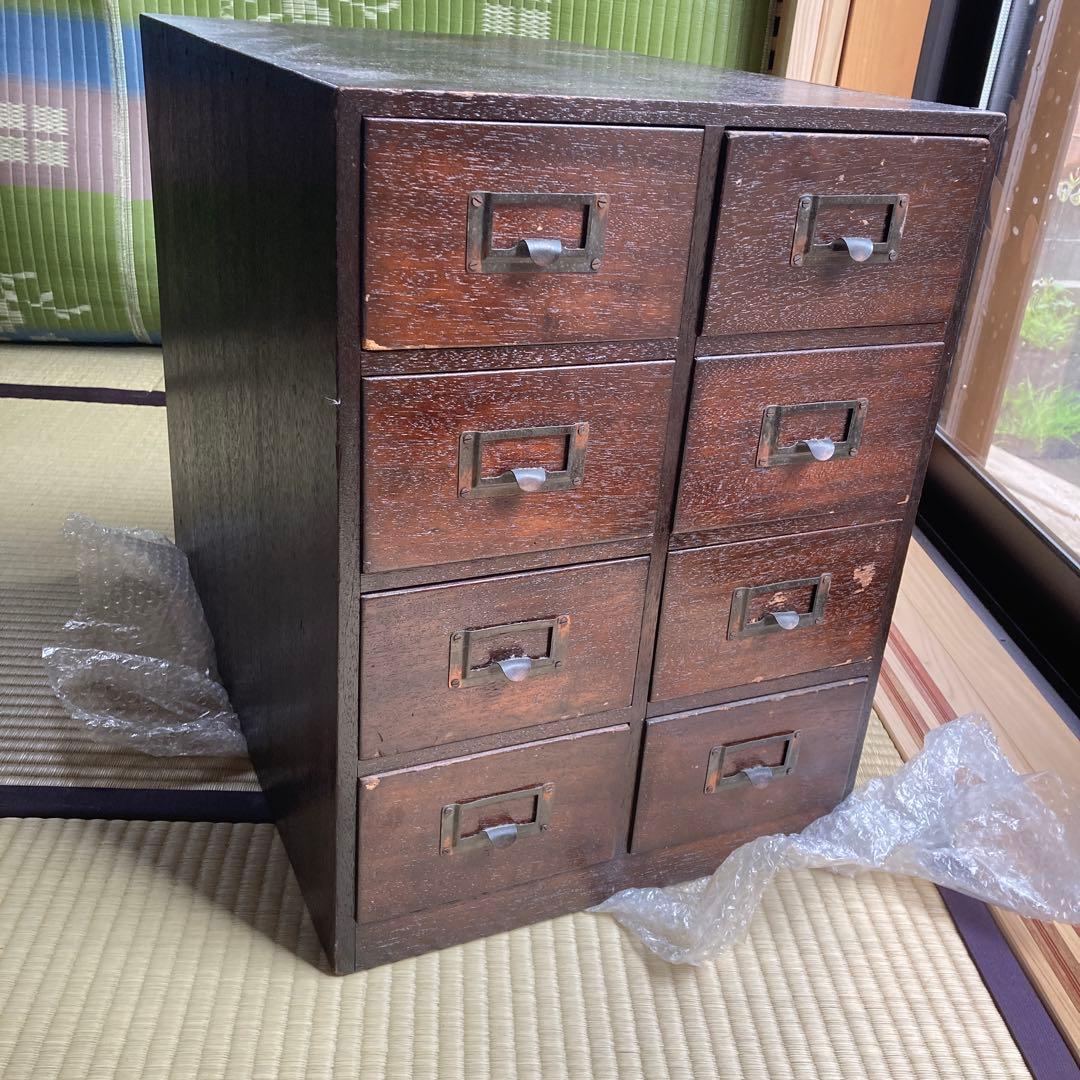 木製　引き出し　収納 古箪笥