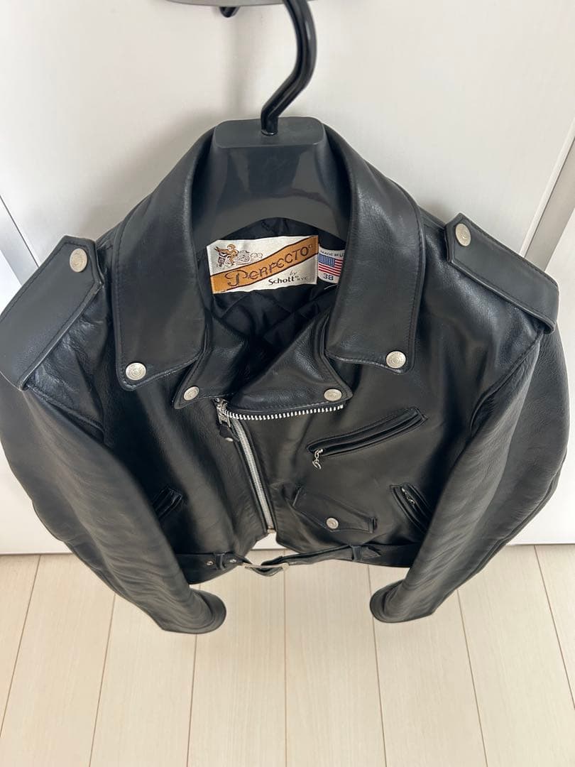 schott 90s バイカータグ後期 ダブルライダースジャケット