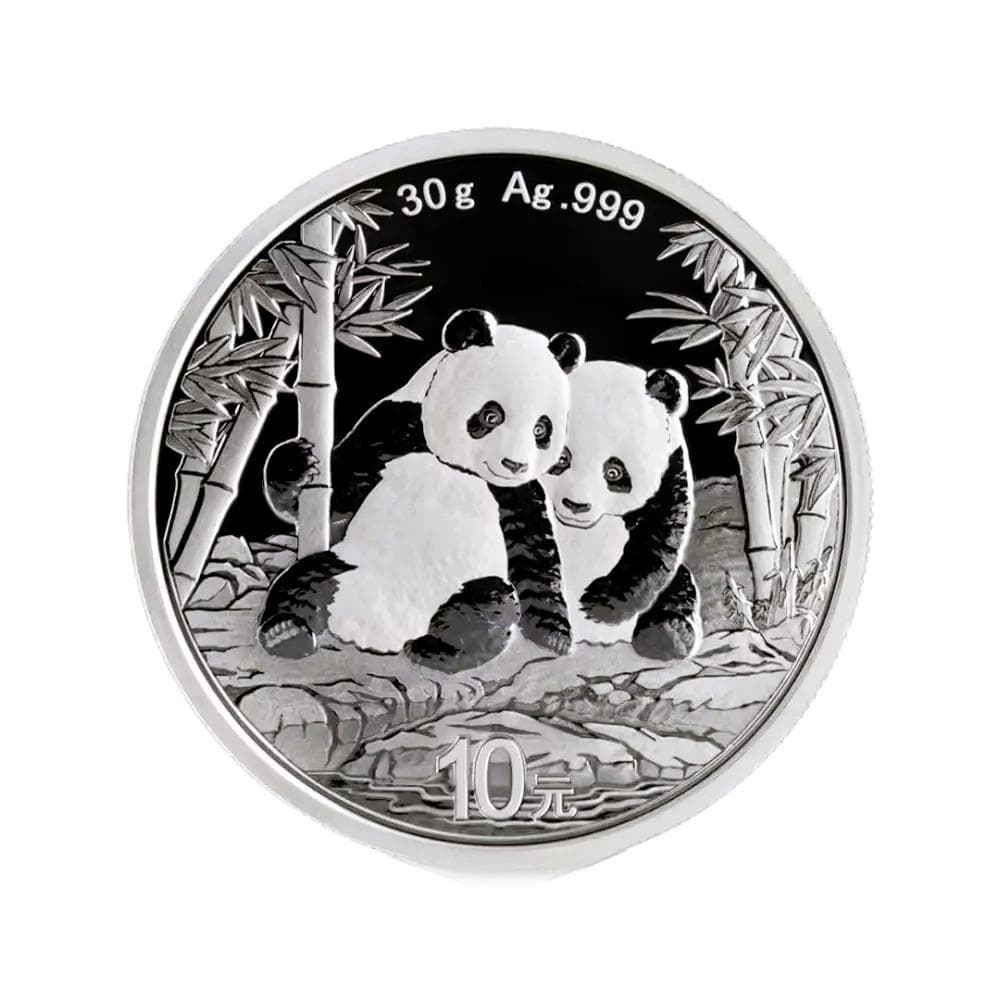 2026 (新品未使用) 中国 パンダ銀貨 30g10元 (カプセル入) 173
