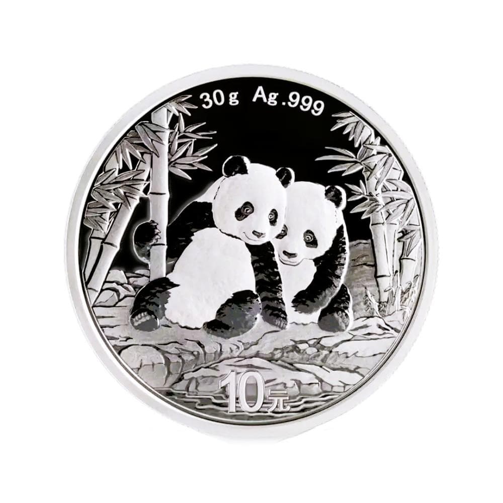 2026 (新品未使用) 中国 パンダ銀貨 30g10元 (カプセル入) 173