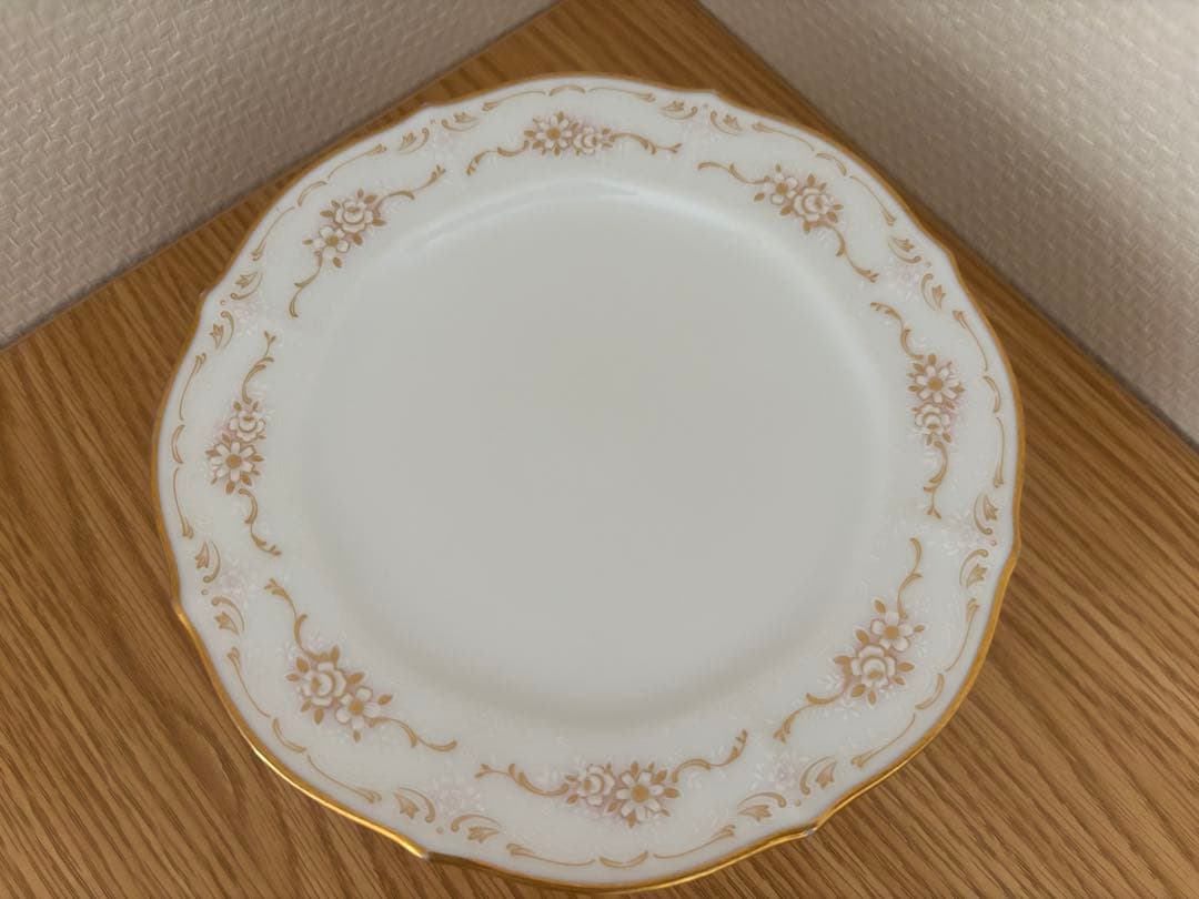 ノリタケダイヤモンドコレクションプレート大・小6客セットLUXURY WHITE