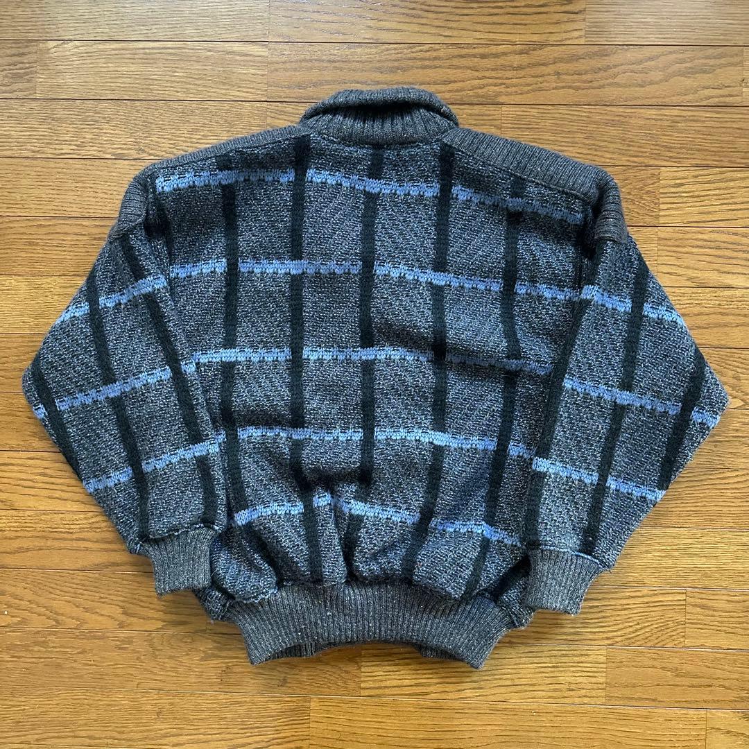 90s YVES SAINT LAURENT イブサンローラン ニット　ブルゾン
