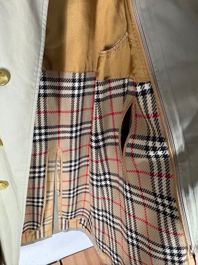 Burberry バーバリー ステンカラーコート カーキ系