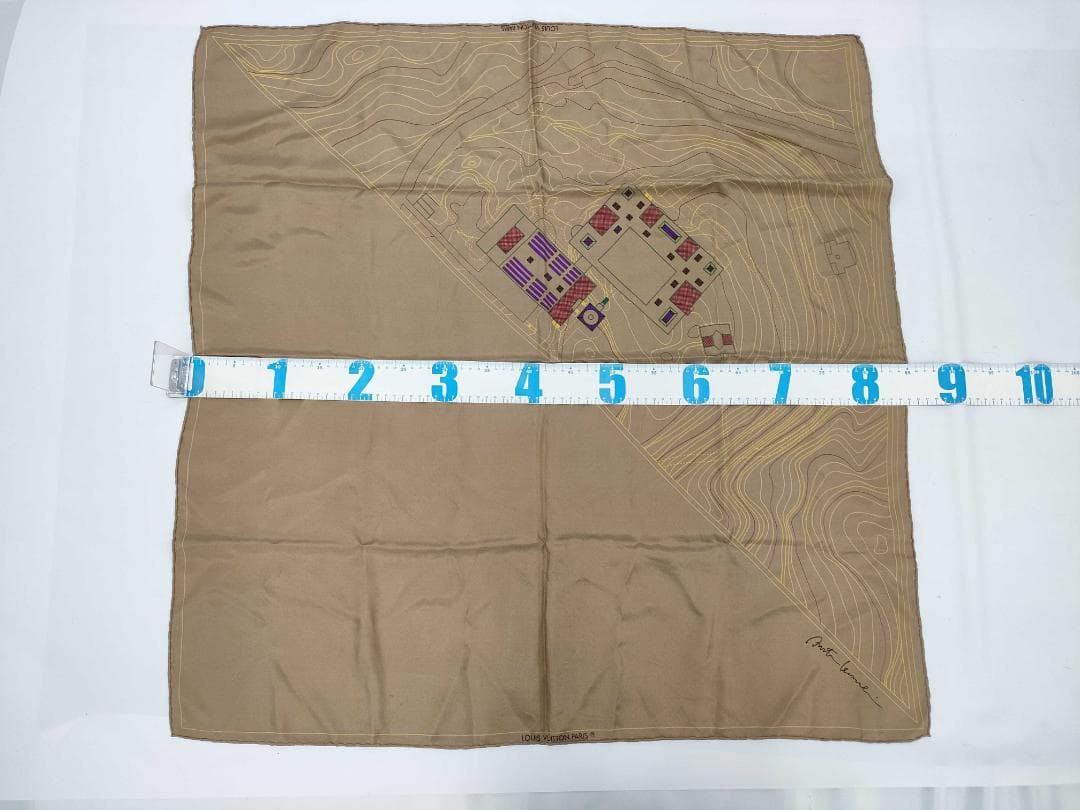 LOUIS VUITTON スカーフ　シルク　ハートヴァーヘイエン　正規品