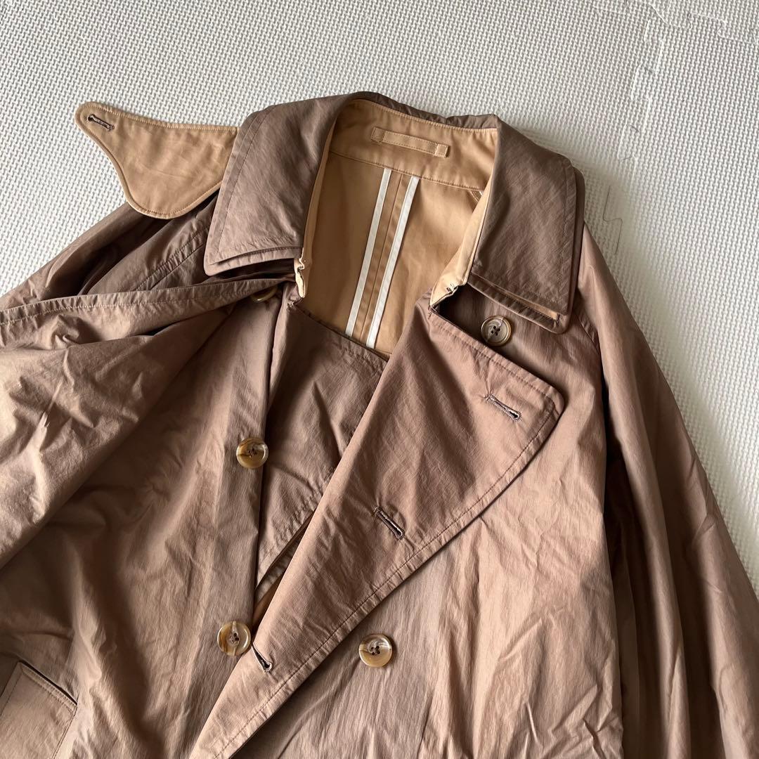 美品 YOKE NYLON COVERED TRENCH COAT ベージュ 2