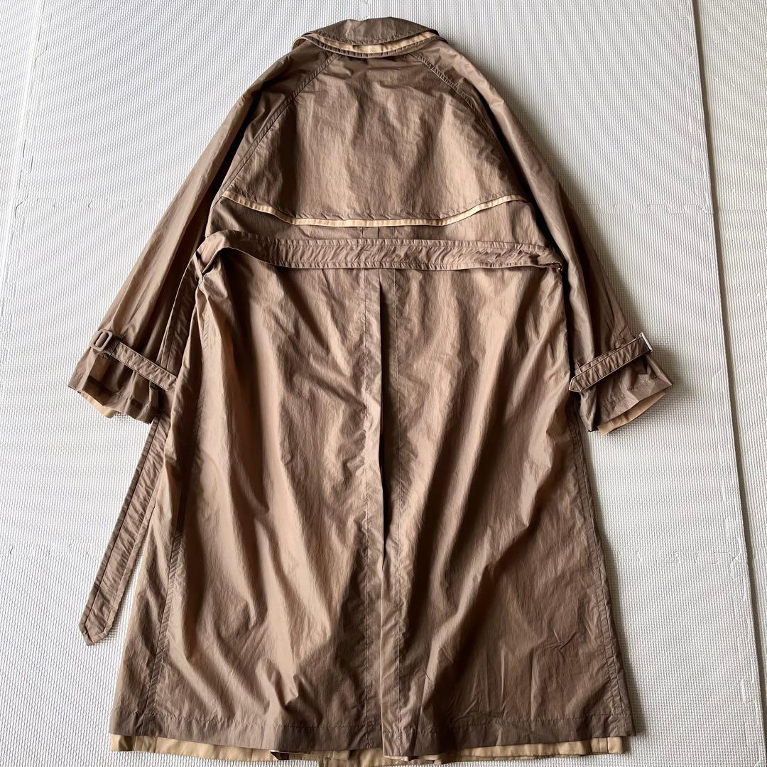 美品 YOKE NYLON COVERED TRENCH COAT ベージュ 2