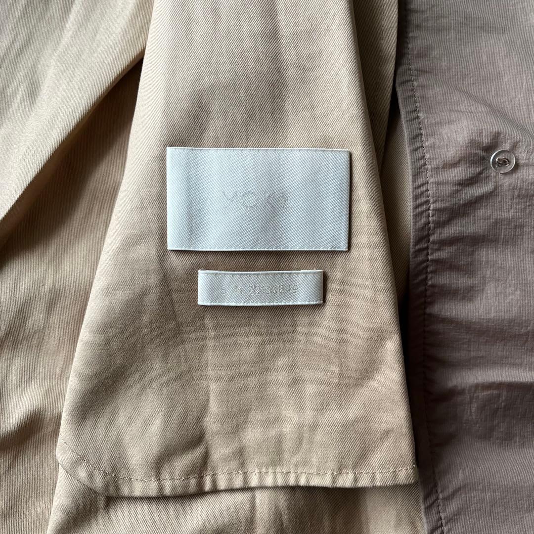 美品 YOKE NYLON COVERED TRENCH COAT ベージュ 2
