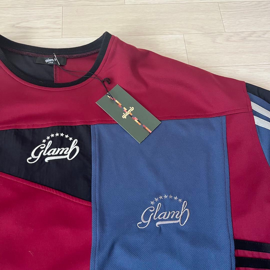【新品タグ付】glamb グラム クレイジープルオーバージャージ ジャージー L