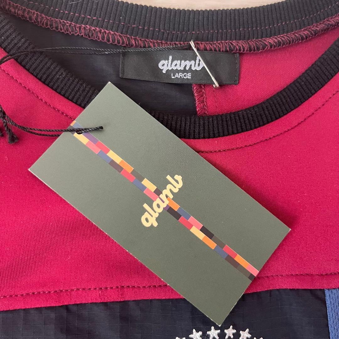 【新品タグ付】glamb グラム クレイジープルオーバージャージ ジャージー L