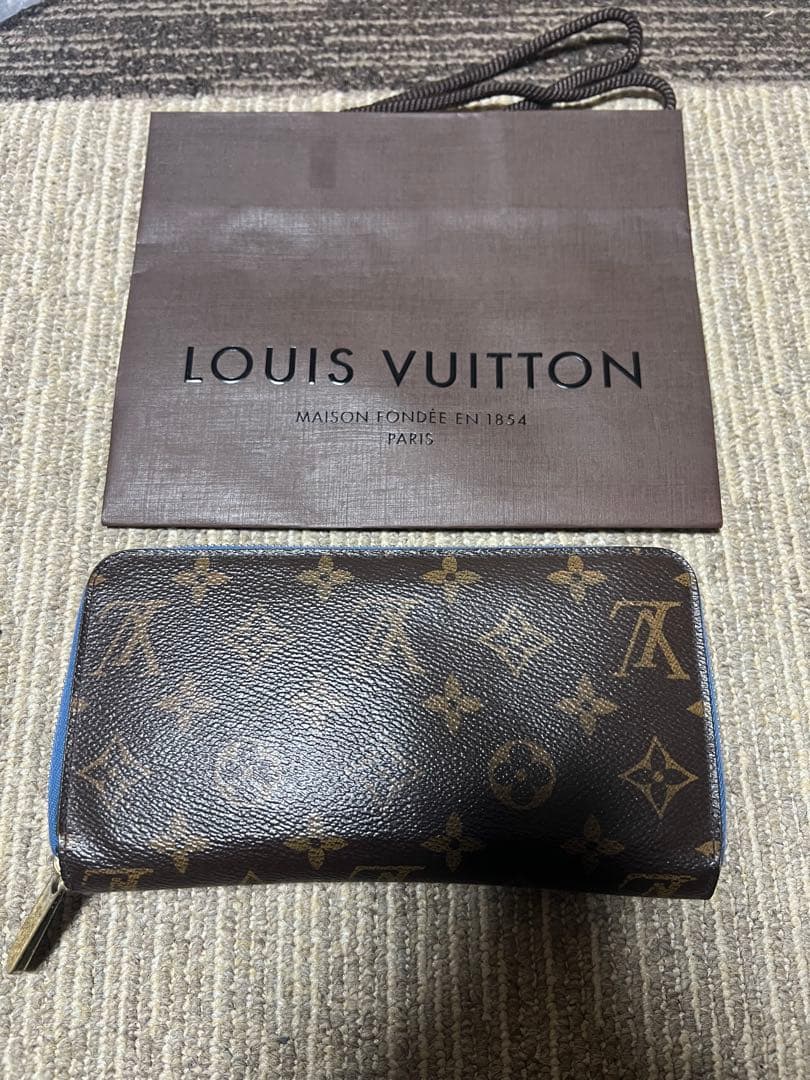 最終値下げ‼️LOUIS VUITTON 長財布 ブラウン/ブルー
