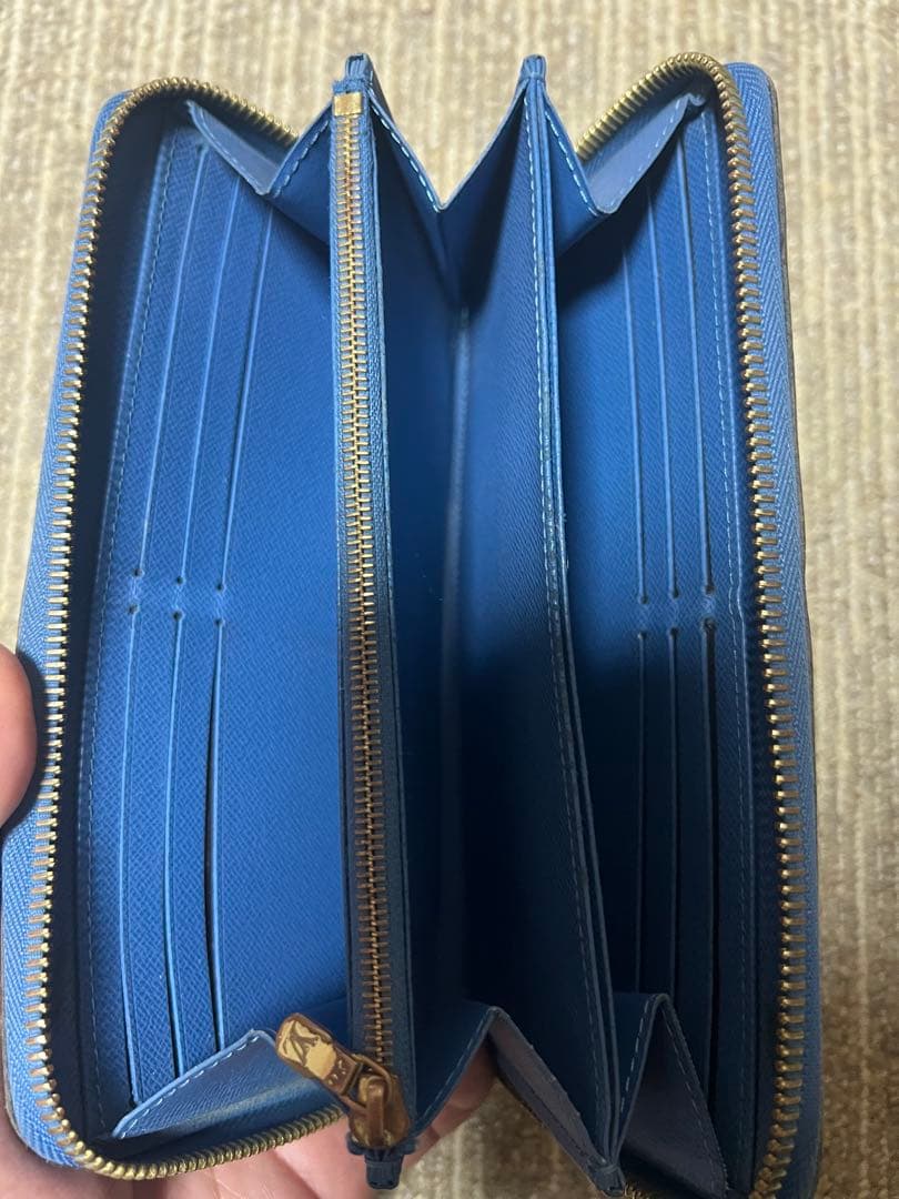 最終値下げ‼️LOUIS VUITTON 長財布 ブラウン/ブルー