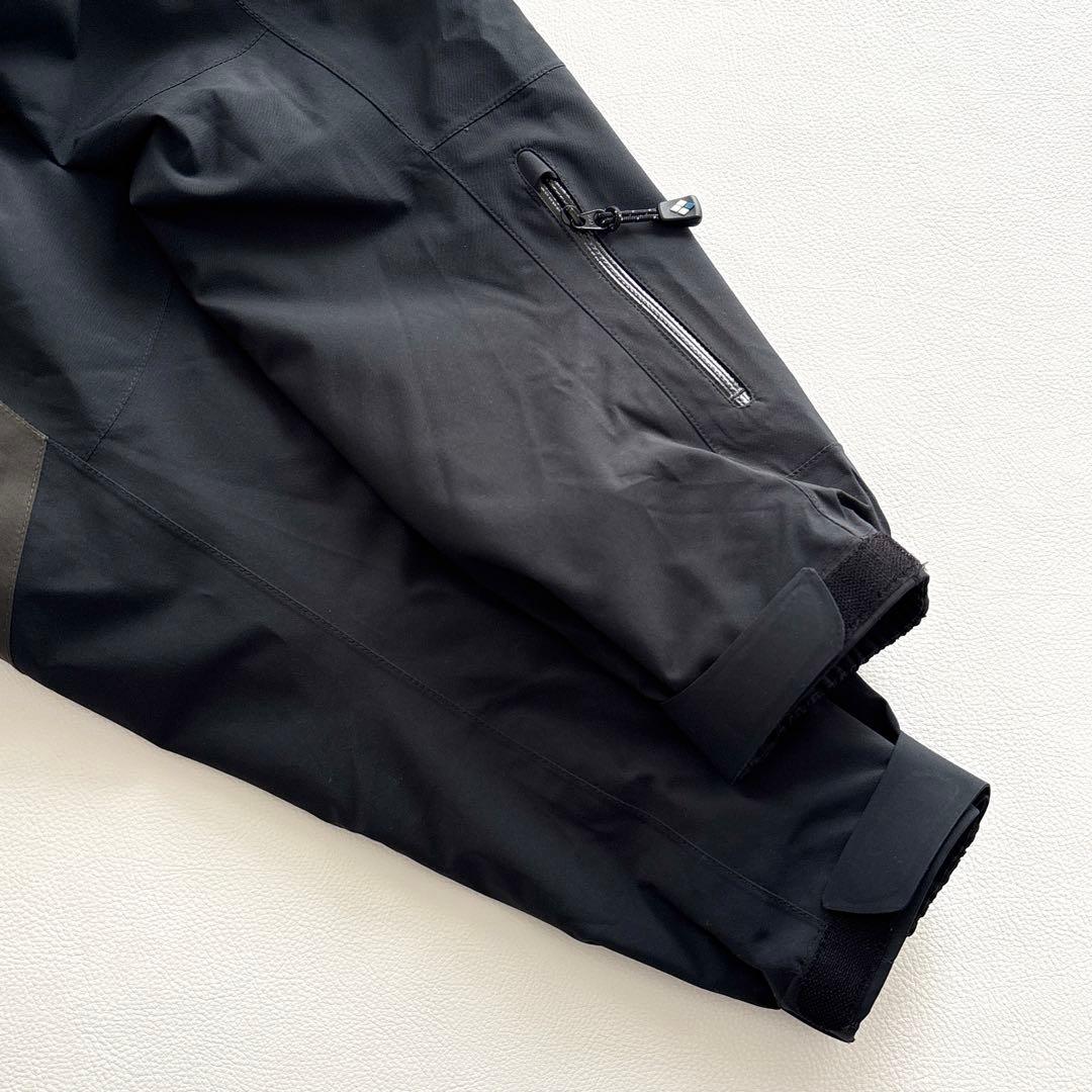 02229 モンベル　シャルモパーカ　スキーウェア　ダウンジャケット グレー