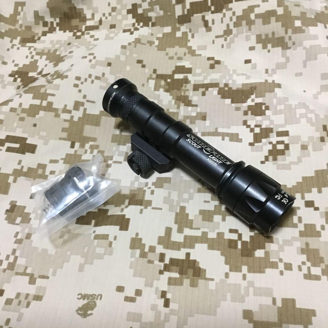 レア実物 surefire M600 旧ロゴ LED クリックスイッチオマケ付き