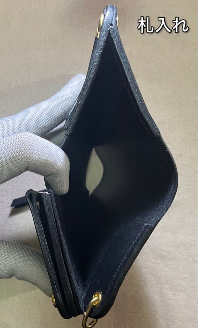 ミドル トラッカーウォレット 姫路レザー タンニン鞣し ギターピックポケット付き