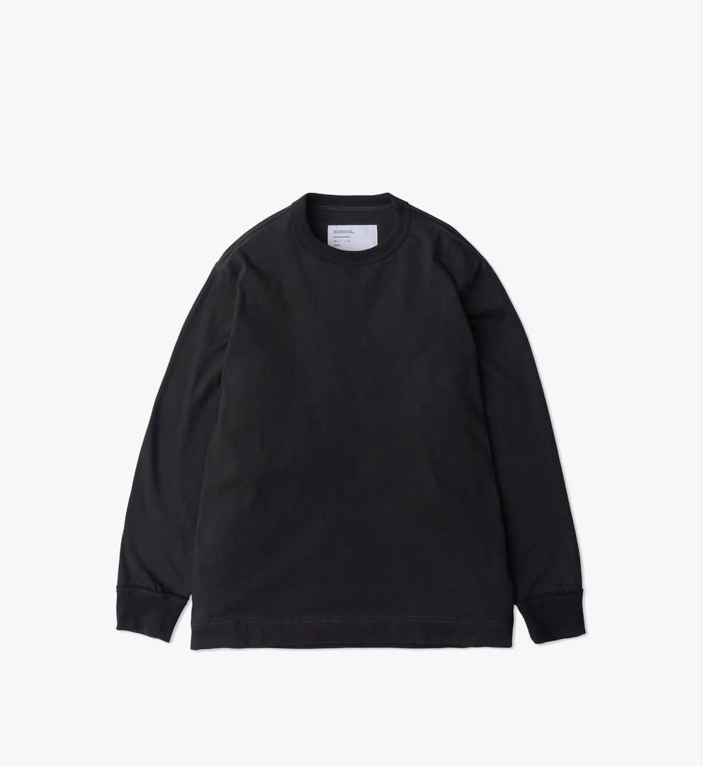 UNTRACE L/Sボックスティー チャコールsize1