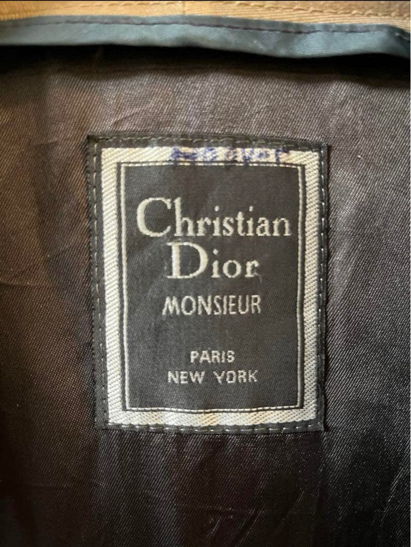 美品 Christian Dior Monsieur トレンチコート