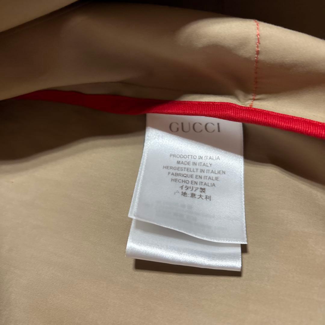 GUCCI ステンカラーコート オレンジ 44 美品