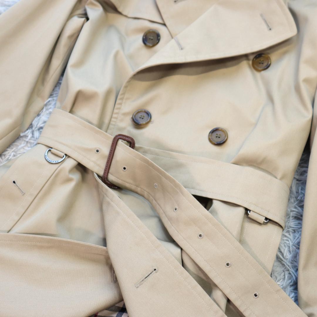 美品バーバリーロンドン✨トレンチコート　ノバチェック　ベルト　サイズ４８　英国製