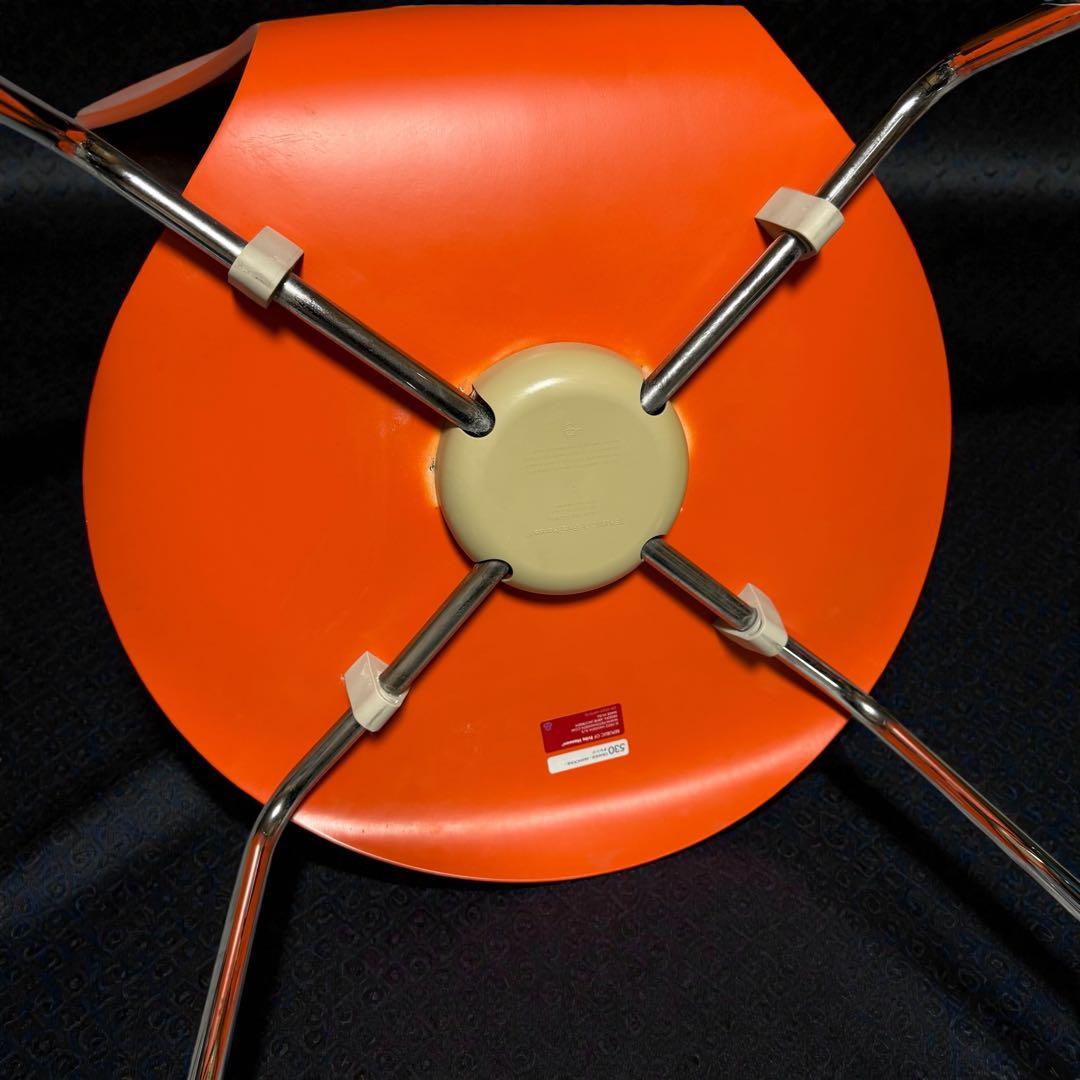 Fritz Hansen セブンチェア 2脚セット オレンジ ターコイズ