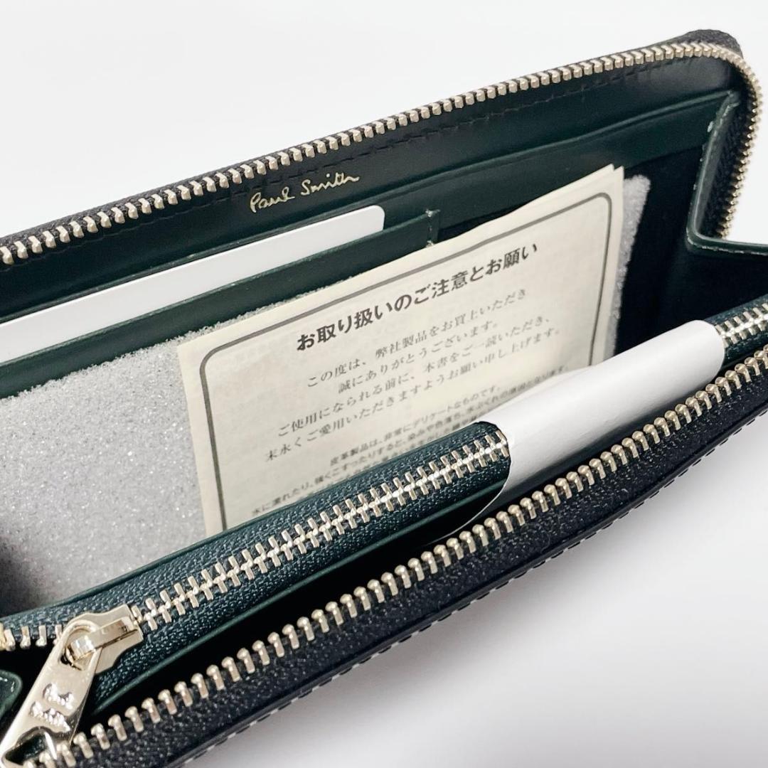 PaulSmith コードバン 馬革 ラウンドジップ ウォレット 長財布 美品