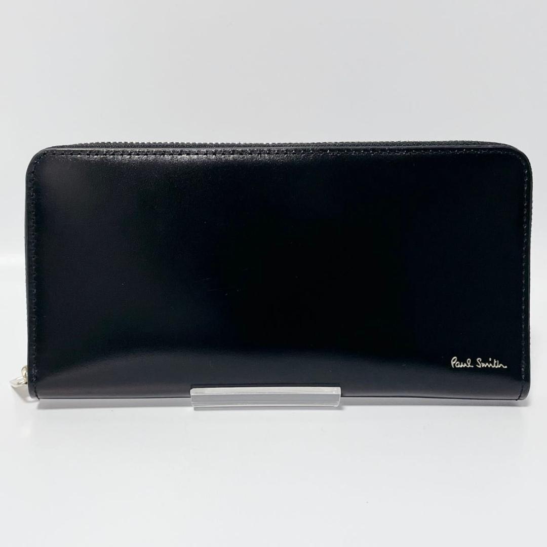PaulSmith コードバン 馬革 ラウンドジップ ウォレット 長財布 美品