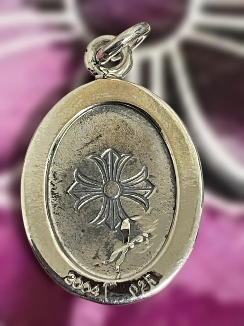 Chrome Hearts エンジェルメダルV２　パヴェ　インボイス