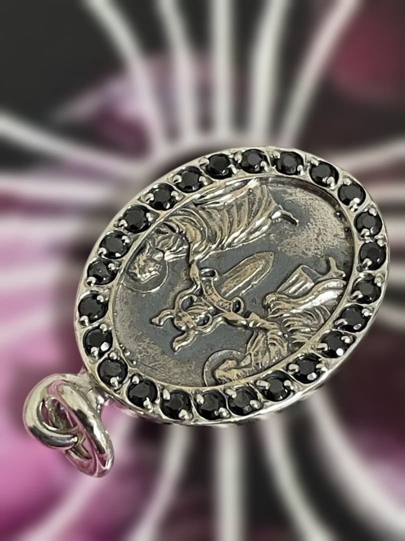 Chrome Hearts エンジェルメダルV２　パヴェ　インボイス