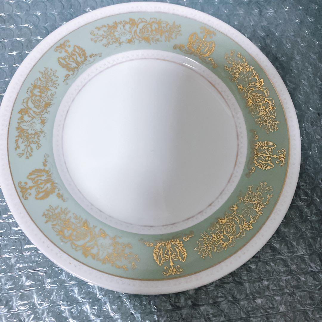 【希少】ウェッジウッド コロンビア セージグリーン プレート 11枚