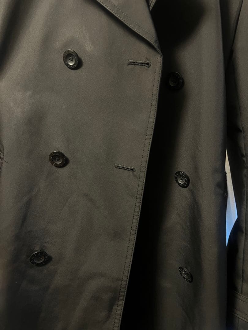 バーバリーブラックレーベル　ブラックトレンチコートBMA20-713-09