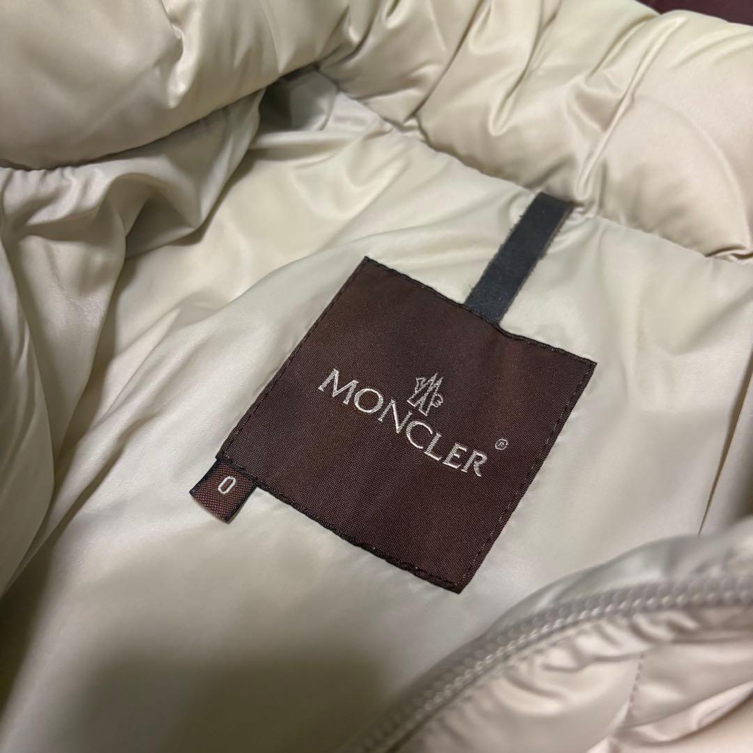 MONCLER モンクレール アイボリー ダウンジャケット サイズ0