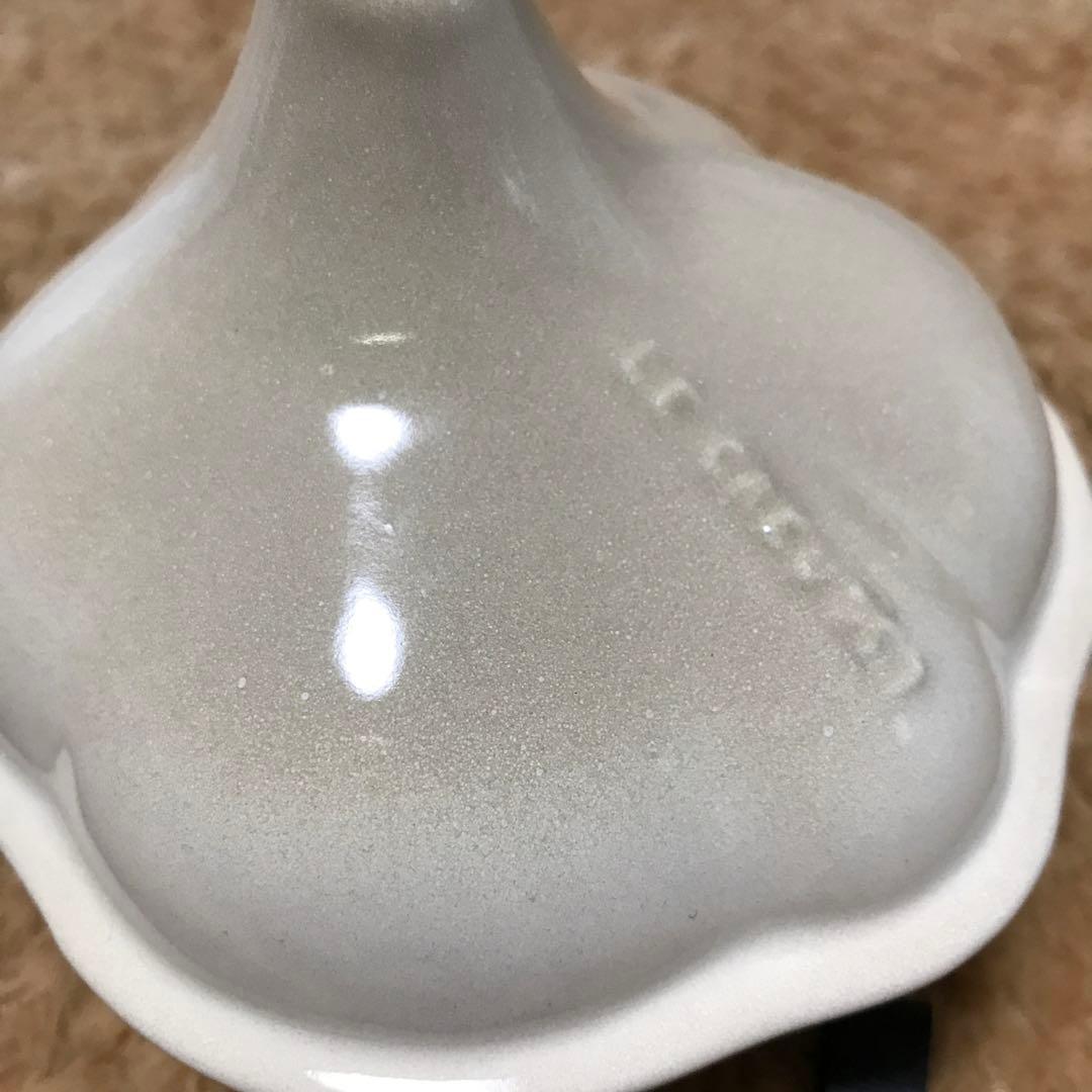 [新品］ル・クルーゼ　ミニガーリック•ココット　ホーロー　デューン