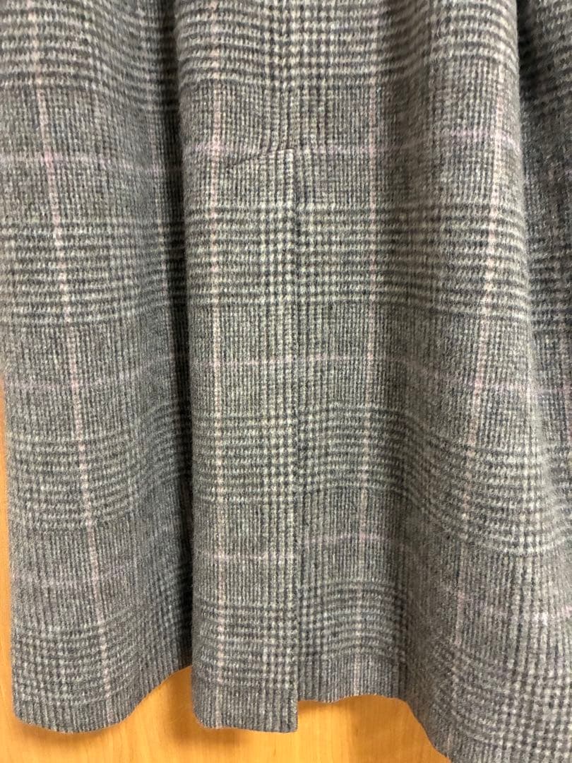 北欧、暮らしの道具店　かろやかに揺れるウールロングコート　M