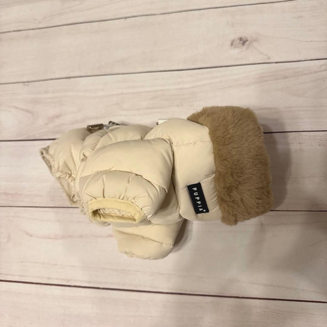 新品 未使用PUPPIA インテグレーテッドハーネス ぽかぽかコートマシュマロ