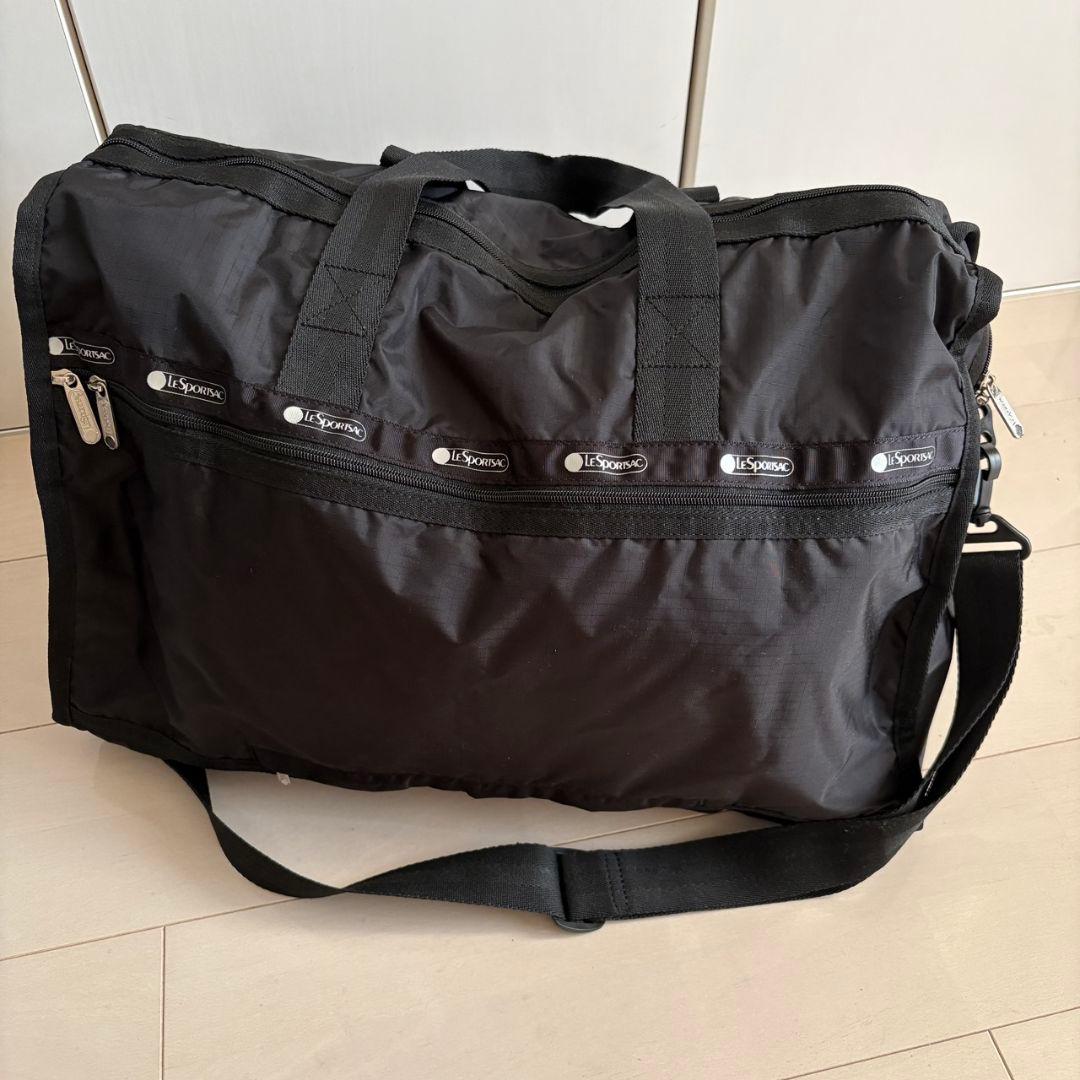 美品　レスポートサック　ボストンバッグ　ブラック　旅行カバン