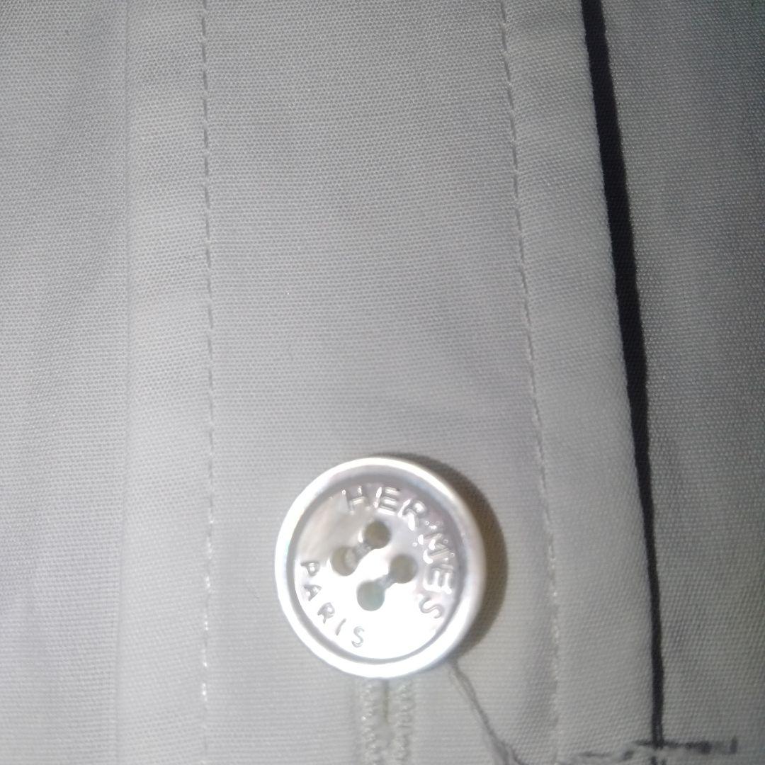 HERMES シャツ ブラウス 半袖 ホワイト